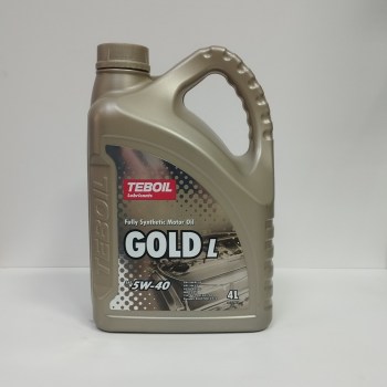 Масло моторное TEBOIL GOLD L 5W40, 4л. (ранее Shell HX8)